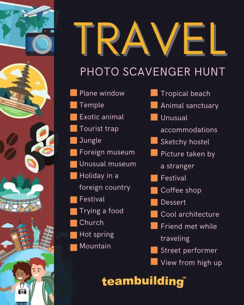 Travel Scavenger Hunt Template