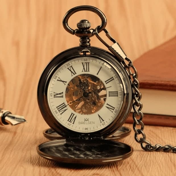 A picture of an open pocket watch