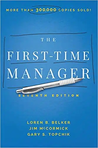 The first time manager book cover